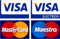 Elfogadott bankkártyák