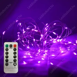 Karácsonyi fényfüzér LLKNANOIP44USB8F100LPINK 2 év gar.