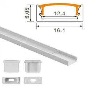Alumínium Led profil szett LLLSZASIN2M20595ATSZETT 1 év gar.