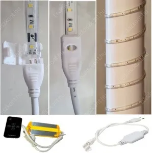 Led szalag 230V LLSZIP65V60L230V20CM4000K 2 év gar. – 3. kép