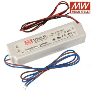 Led tápegység Meanwell LLTMWIP67LPV12V60W 2 év gar.