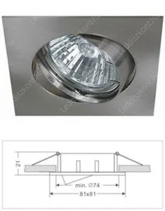 Led spot lámpatest LLKERETBALUKOCMKR 2 év gar.