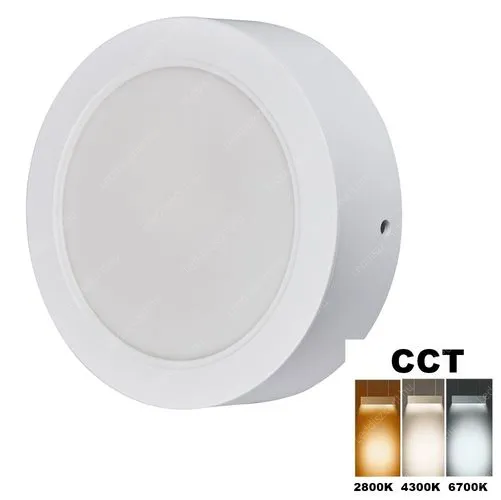 Led UFO lámpa CCT, 9W, a színek kézzel átkapcsolhatóak, 2800-4100-6700 kelvin, meleg-közép-hideg fehér, 820 lumen. Life Light Led 3 év garancia! Led UFO LLUFO9WRCCT 3 év gar.