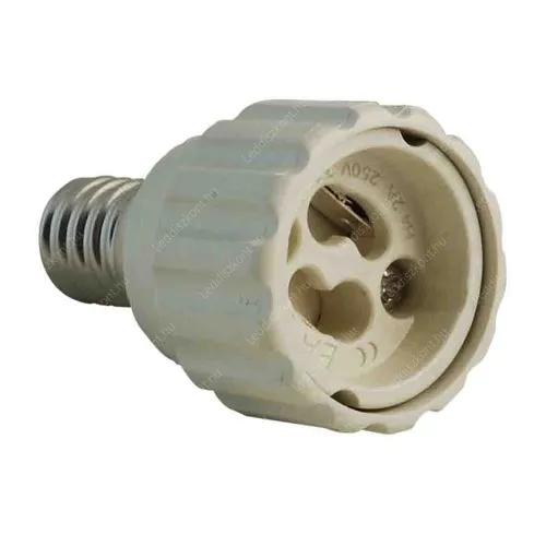 Átalakító adapter E14-ről GU10-re. Life Light Led 1 év garancia! Foglalat átalakító adapter LAE14-GU10 1 év gar.