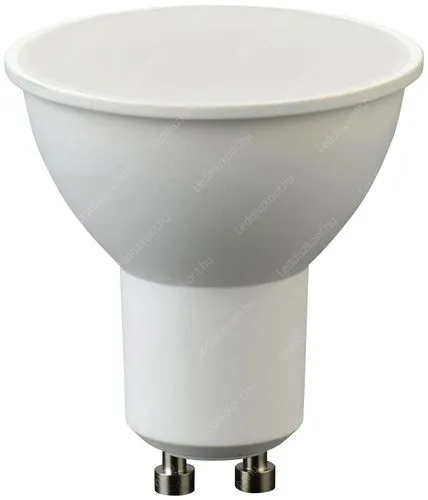 Led GU10 spot égő 7W, 660 lumen, 70W izzó helyett, 6000K, hideg fehér, 120°, nem vibrál a fénye! Átlátszó bura! Life Light Led 3 év garancia! Led spot LLGU10AP7WNFCWTEJ 3 év gar.