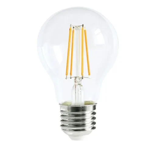 Led Filament körte égő 6W, 60W izzó helyett, E27, 700 lumen, 60 mm, természetes fehér. Life Light Led 2 év garancia! Led körte LLKFIL6WE27SW 2 év gar