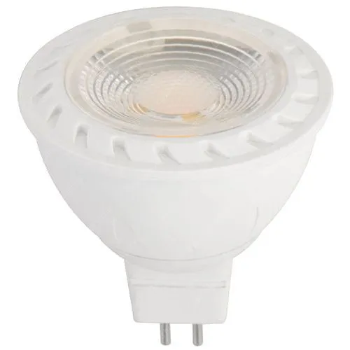 Led MR16, 12V, COB spot égő, 7W led, 700 Lumen, 38°, 4000K, közép fehér. Nem vibrál a fénye! Life Light Led 3 év garancia! Led spot LLMR16NF12V38A7WSW 3 év gar.