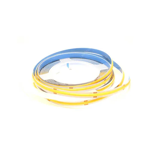24V COB Led szalag 14W, 1200 Lumen, 2700K, meleg fehér, egyenletes vonalfény, CRI>90, IP44, vízálló! Life Light Led 3 év garancia! Led szalag LLSZ24VIP44COB14W528L2700KE 3 év gar.