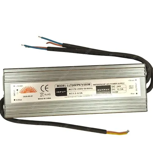 Led tápegység 24V, 300W, 12A, IP67 vízálló. Life Light Led 2 év garancia! LLT24VIP67V300W 2 év gar.