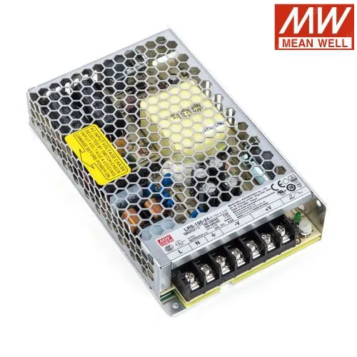 Led Mean Well tápegység LRS-150-24, 24V, 150W, 6A, 2 év garancia! Led tápegység Meanwell LLTMWLRS24V150W 3 év gar.