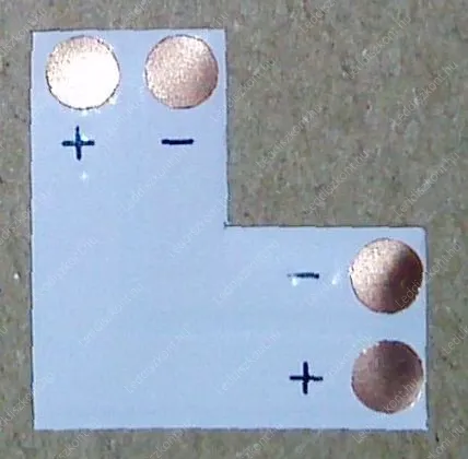 Led szalag sarokelem, 10 mm. Life Light Led. Led szalag sarok LSZSAR10MM 1 év gar.