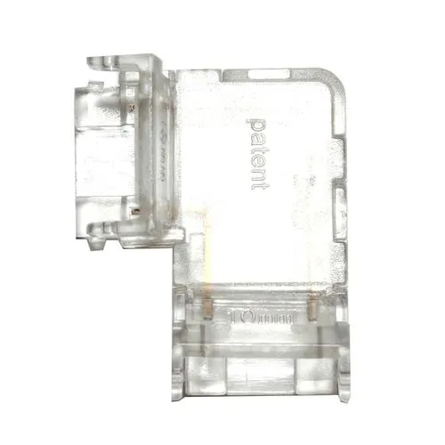 Forrasztás mentes sarok 2 eres COB 8mm-es és 8mm 2835 Led szalaghoz. Szétszedhető, többször használható! Led szalag sarok LSZSARPRESSFORN8MM 1 év gar.