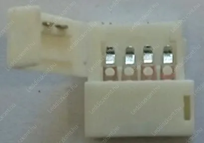 Toldó forrasztás mentes 10mm 5050-es RGB Led szalaghoz. Life Light led 1 év garancia! Led szalaghoz Toldó LSZTOLDORGB 1 év gar.